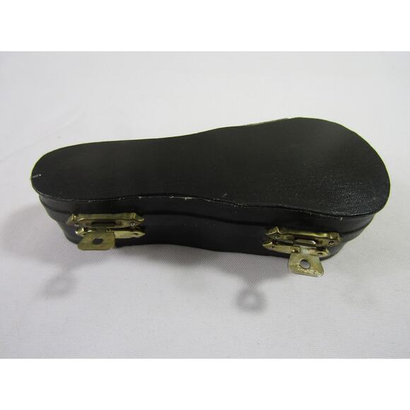 Miniature Brown Play Collectible Cello 5" with Case VTG Instrument - Picture 4 of 10